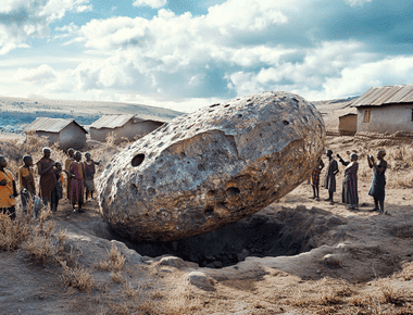 Massive Space Debris Shocks Kenyan Village with Unbelievable Impact