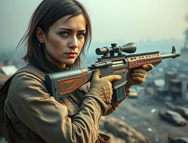 Meet the Fearless Ukrainian Female Sniper Defying Odds with Armor-Piercing Precision