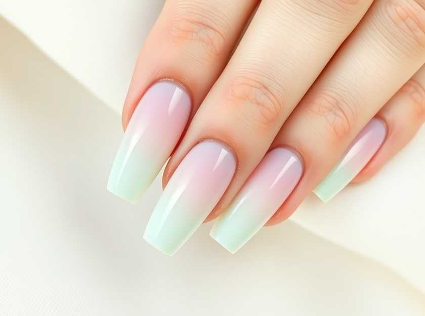 Spring French Tip Nails Thumbnail