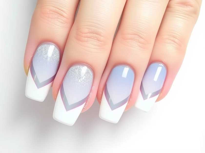 Spring French Tip Nails