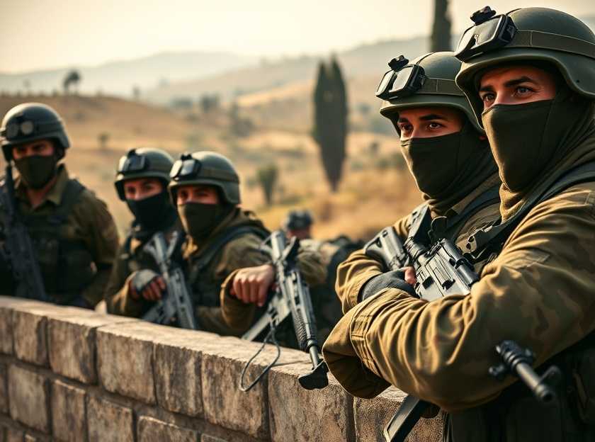 Hezbollah fighters in Lebanon