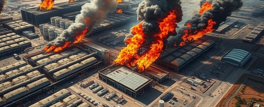 Massive Blaze Erupts at World's Largest Battery Manufacturing Facility in California