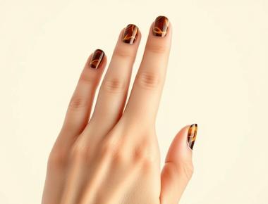 Discover the Tortoise Shell Nail Art Trend Taking Over Social Media