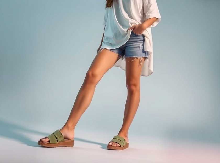 Kendall Jenner in UGG Greenport Slides