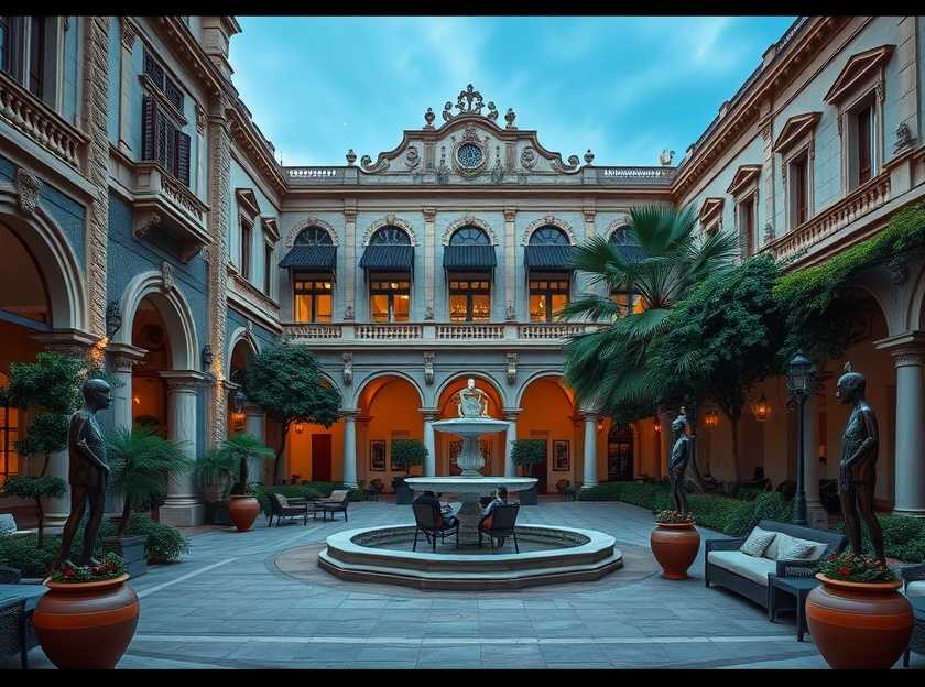 A stunning view of a luxury hotel in Mexico City