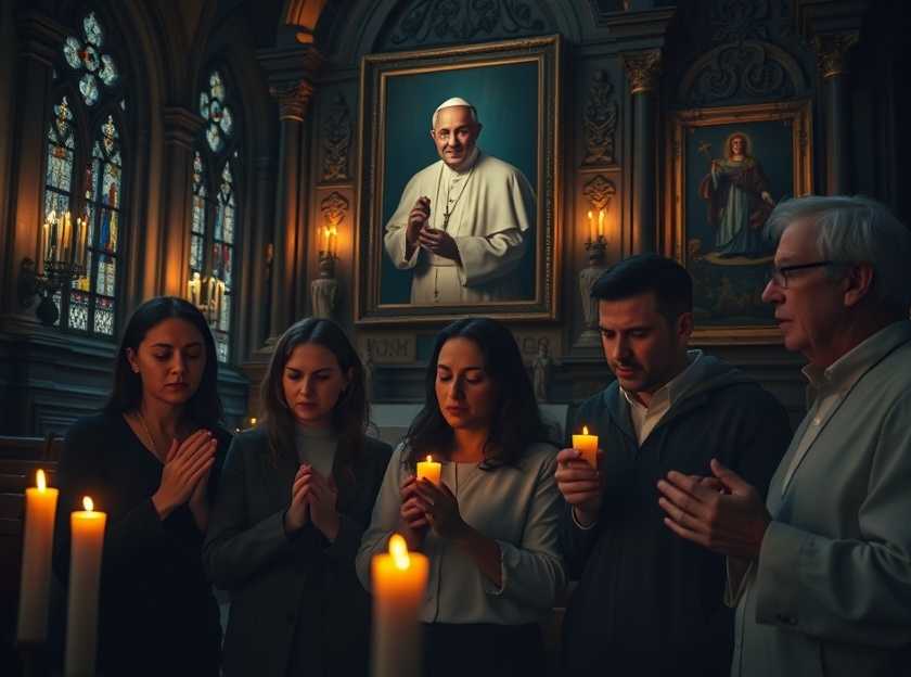 Medical Team Attending to the Pope