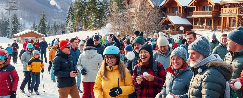 Shocking Snowball Attack Leaves Ski Resort in Chaos