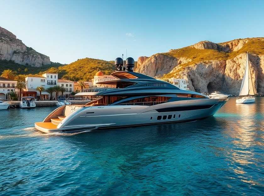 Luxury Interior of Eclipse Yacht