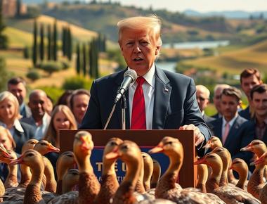 Donald Trump Jr. Responds to Italian Duck Controversy with a Bold Statement