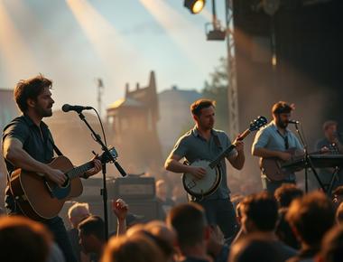 Mumford and Sons and Ed Helms Team Up for a Soul-Stirring Performance