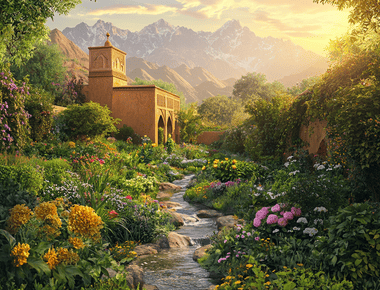 Discover Serenity in the Hidden Gardens of Morocco's Atlas Mountains