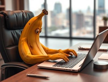 Can This AI Video Generator Make a Banana Typing Look Realistic