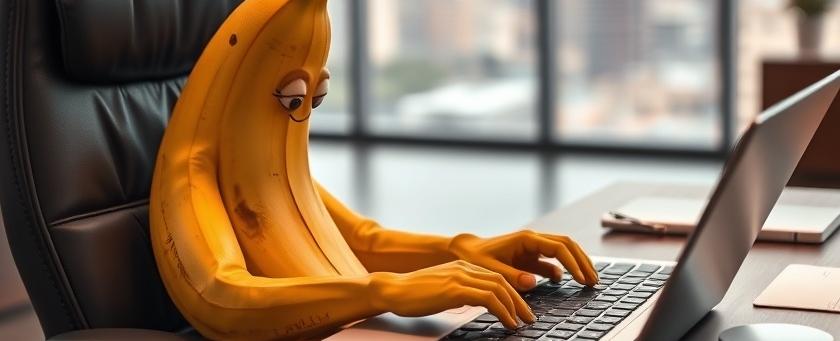 Can This AI Video Generator Make a Banana Typing Look Realistic