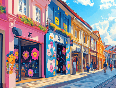 Discover the Unforgettable Louis Vuitton x Murakami Collaboration in Joo Chiat Singapore