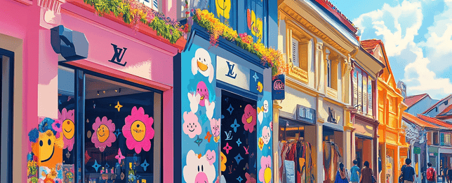Discover the Unforgettable Louis Vuitton x Murakami Collaboration in Joo Chiat Singapore