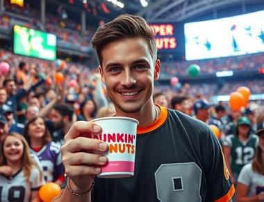 Jeremy Strong's Unforgettable Super Bowl Moment with Dunkin' Donuts