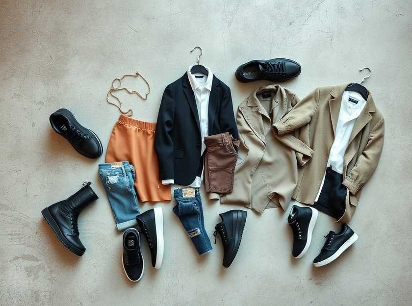 Stylish Black Sneakers