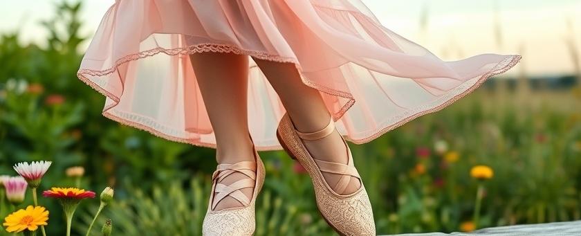 Are Cassie Lace Christian Louboutin Inspired Ballet Shoes the Next Big Trend